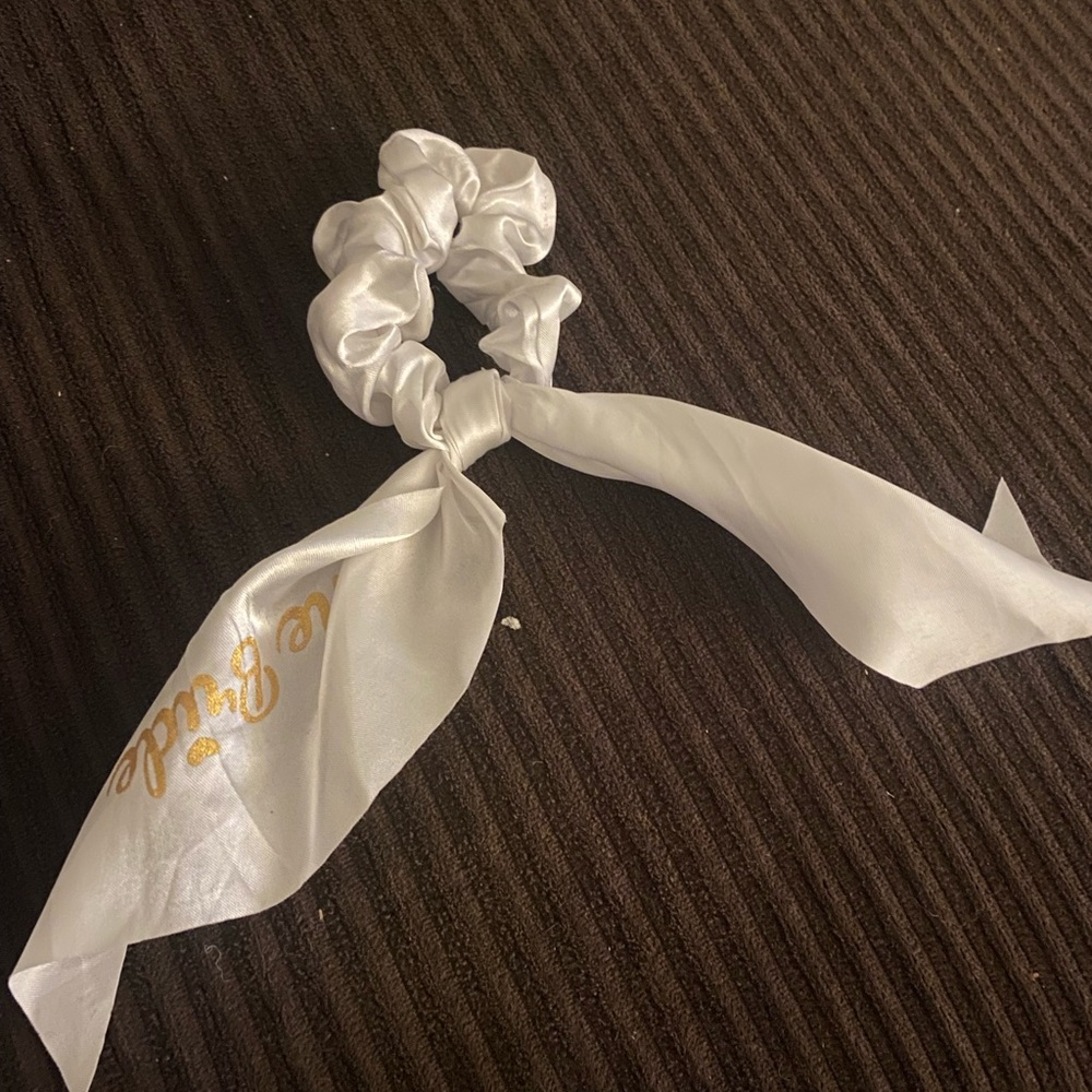 “The Bride” Satin Scrunchie